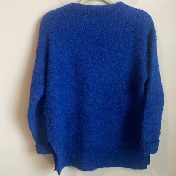 WRAP London Alpaca Blue Sweater 4/6 - Picture 5 of 7